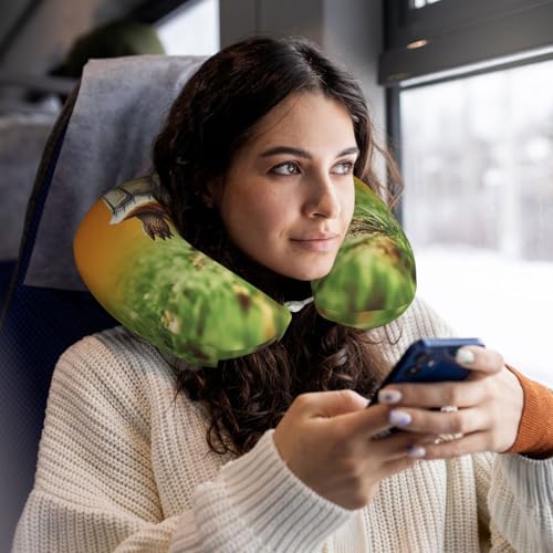 Almohada de viaje espuma viscoelástica cómoda ajustable miniatura 5