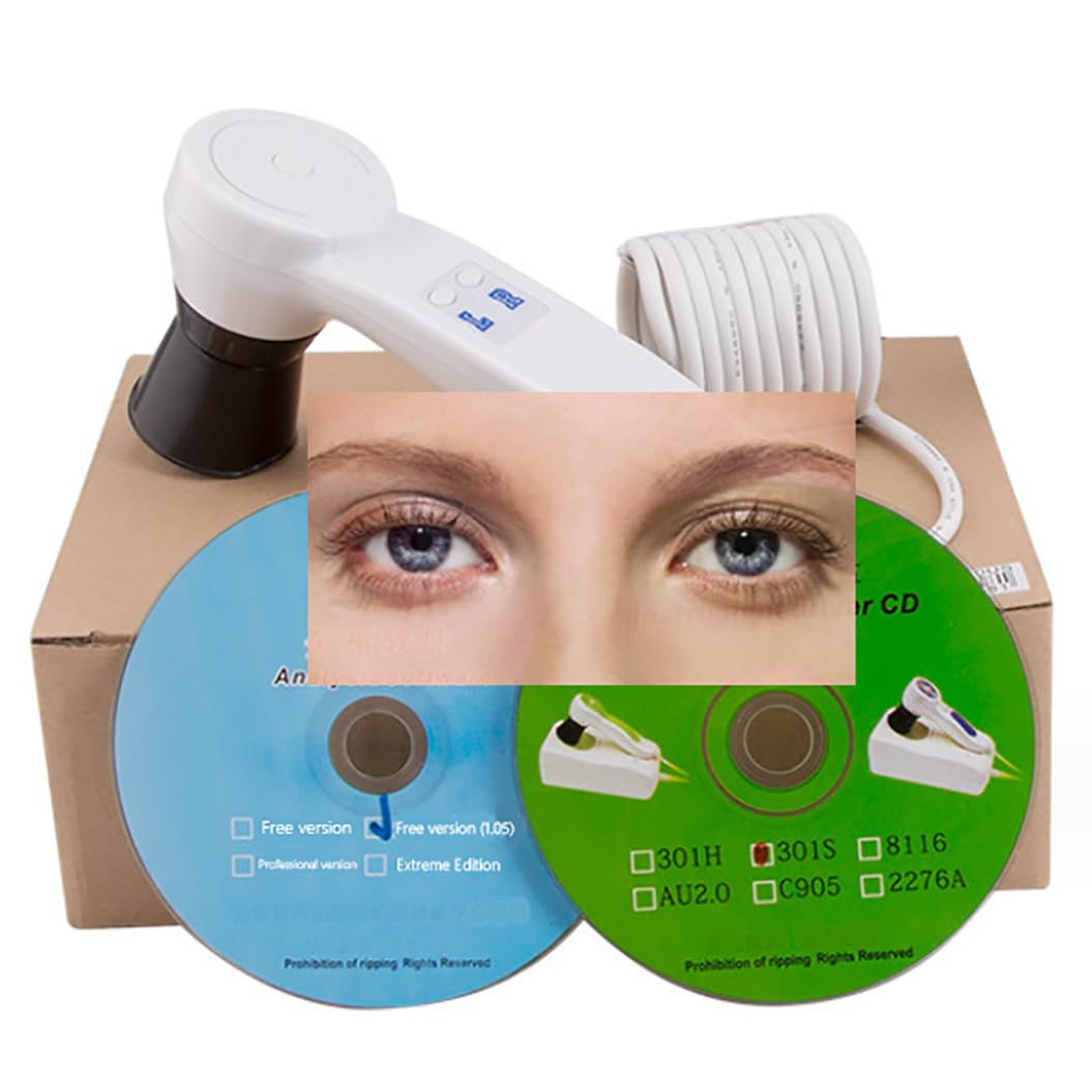Telecamera iridologia,Fotocamera per l'analisi delle iridoscopio,Analizzatore dell'iride USB Telecamera per iridologia,5mp,USB iridoscopio A