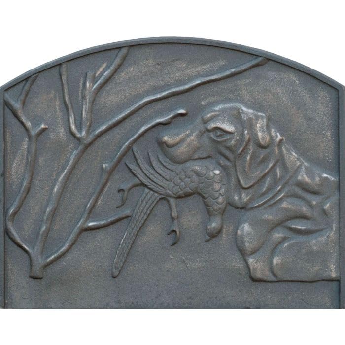 Placa de hierro fundido para chimenea decoración Captura 48 × 38 H cm SP. 1,6 cm DS
