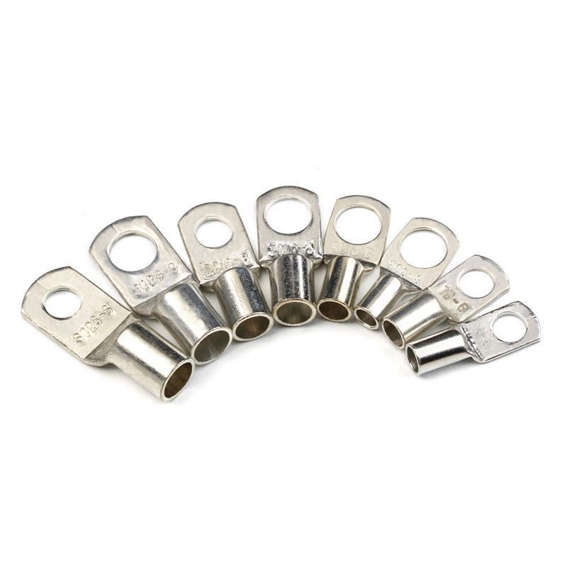 240PCS Automotive Copper Ring Terminals Lug Electrical Wire Welding Terminals Cable Crimp Connectors Assorted Set VUQLDHAYZ