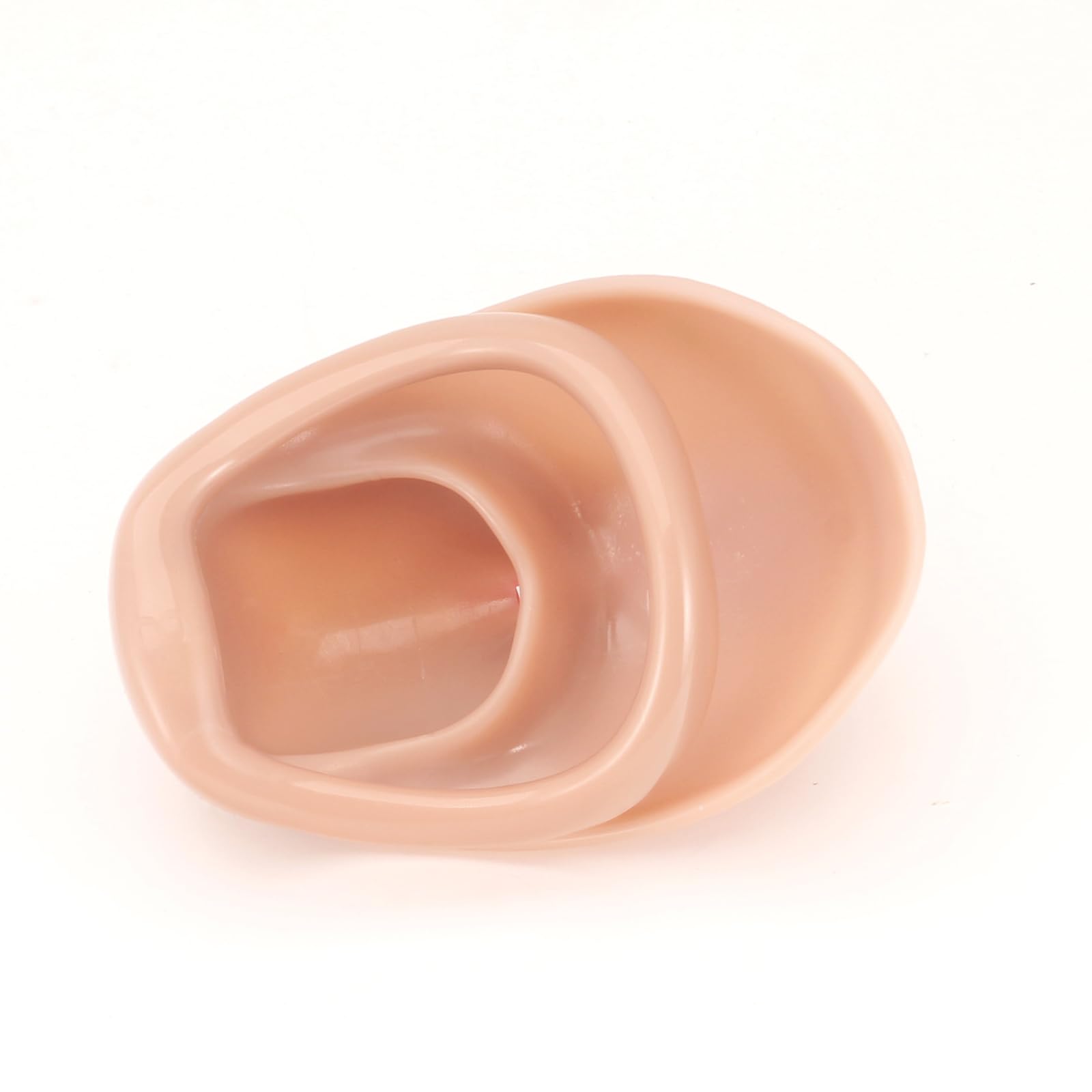 Cage de Chasteté pour Pénis en Résine Sex Toys Chastity Cage pour Sissy avec Serrure Dissimulée et 4 Anneaux Cage Chastetée pour Homme Fausse Chatte avec Ceinture Cage de Pénis Légère (Small)