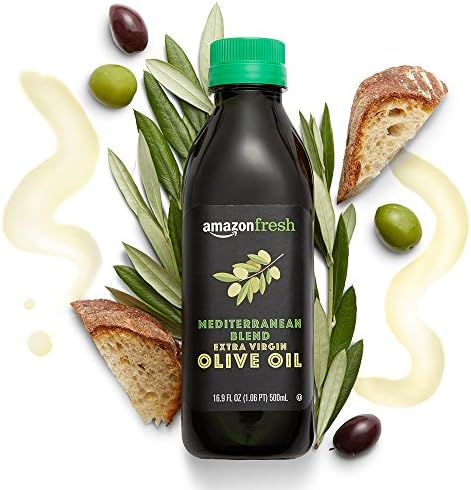 AmazonFresh Mediterranean Extra Virgin Olive Oil, 16.9 fl oz (500mL)