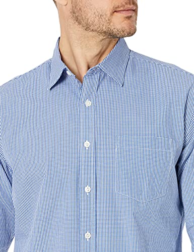 Image of Amazon Essentials Men's Regular-Fit Long-Sleeve Casual Poplin Shirt, Button Front, Business Casual, Collared