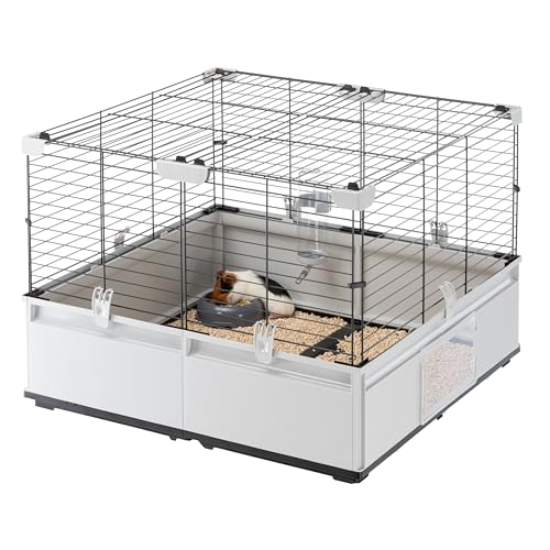 Ferplast, Cage pour Lapins, Cage pour cochons d'Inde, cobayes, Modular 1, Extensible, Cage à...