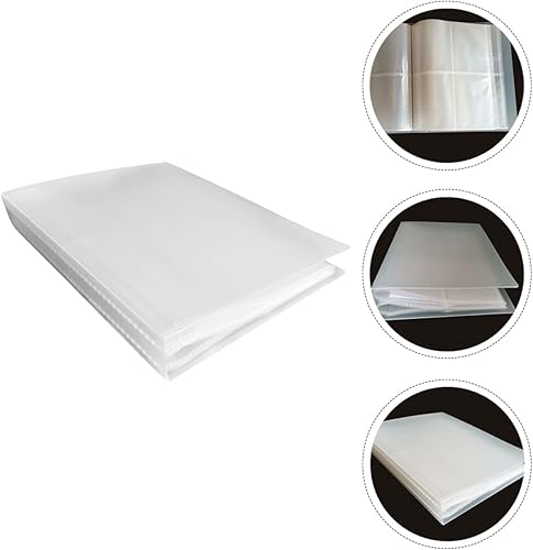 Miniatura 4 de Hoement Soporte transparente para almacenamiento de libros, pantalla de cubierta de memoria para tarjetas postales, álbum de fotos, bolsillos