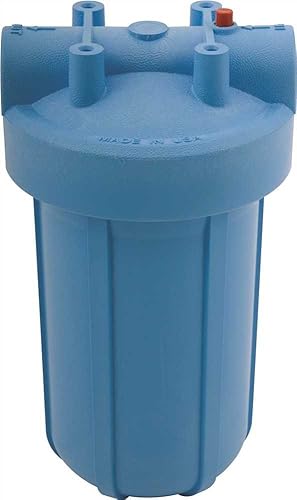 Pentair OMNIFilter BF7 Sistema de filtración de agua, 10 pulgadas básico para toda la casa, incluye carcasa azul grande de 10 pulgadas, cartucho de
