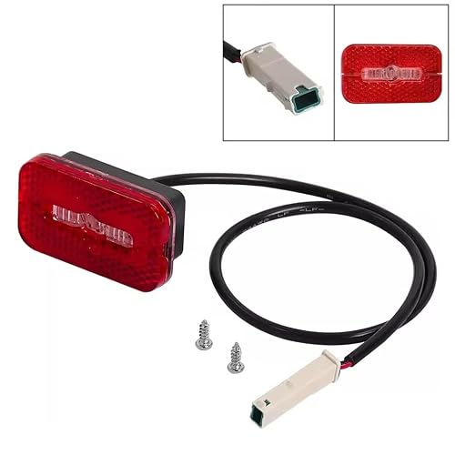 JOYSOG Mi3 Lite skuter elektryczny błotnik tylny + tylne światło + uchwyt hamulca do Xiao Mi3 Lite akcesoria zamienne (czarny)