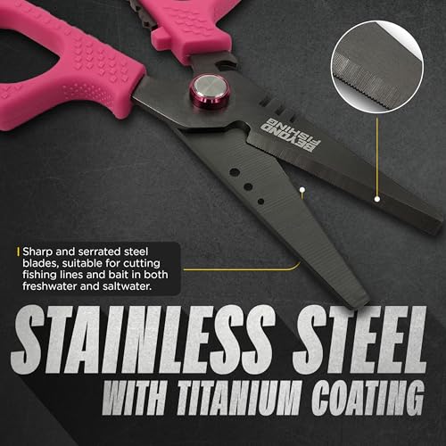 Beyond Fishing Pro Shears 6.5 in - Pink - image 4