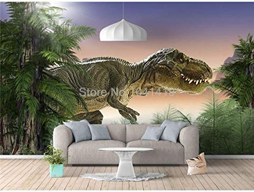 Papier peint relief stéréo dinosaure fresque créative 350x245 - 2