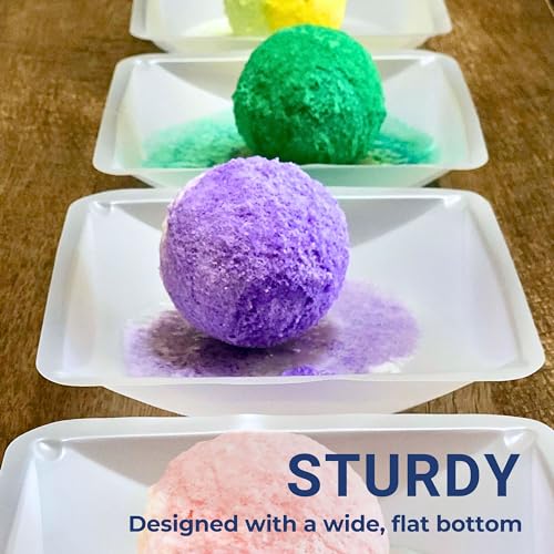 Pure Ponta WB330 Weigh Boats Large - 125 Pack 330Ml Plastic Disposable Trays For Scale, Square Weighing Dishes For Powder Weight, Epoxy, Food Sample Tray, Crafts - Pour Boat, Anti-Static Polystyrene Lab Dish Container thumb #6