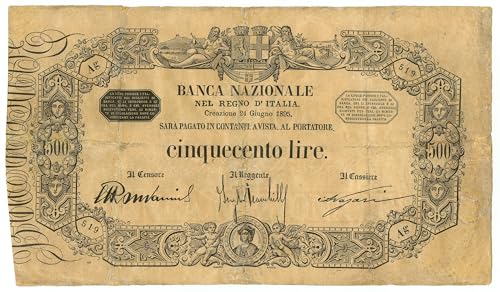 Certificato di attribuzione e provenienza: Tutti i nostri biglietti vengono esaminati da un esperto che emette un certificato digitale che ne descrive le caratteristiche fondamentali e indica il preciso stato di conservazione, descrivendo dettagliatamente qualsiasi imperfezione. Un ulteriore certificato cartaceo viene fornito per biglietti di almeno 20€.