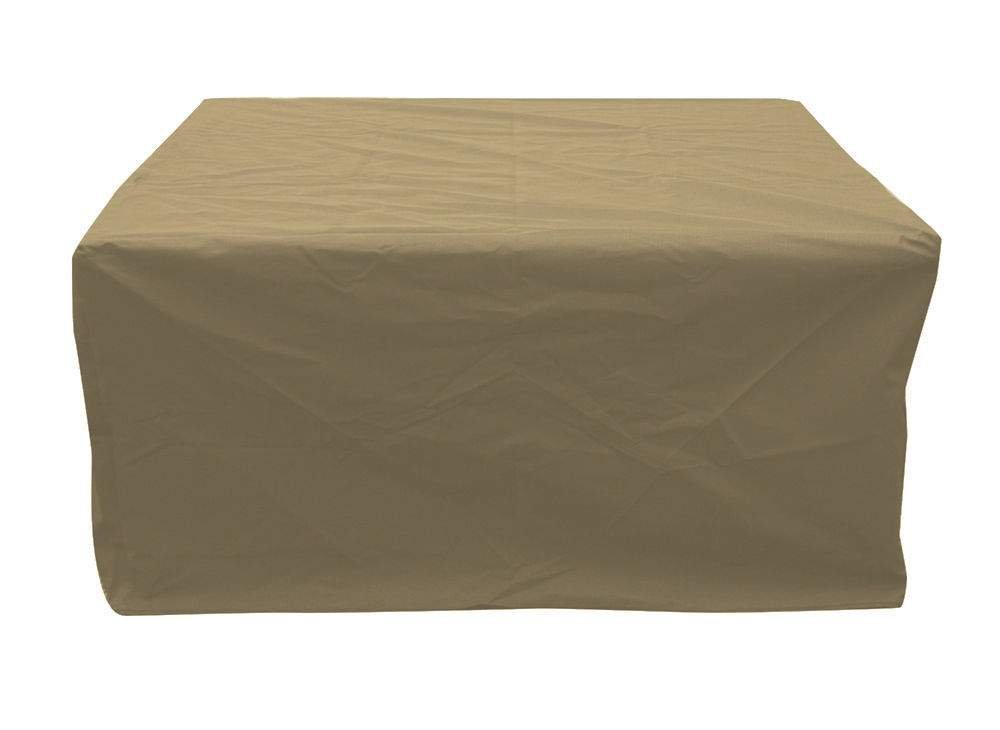 The Outdoor GreatRoom Company Tan Rectangular Cover for Providence Fire Pit Table