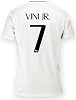 Real Madrid Jersey. Real Madrid Home Shirt 2425 Vini JR 7#. 100% Polyester. Classic fit. Official RM Soccer Jersey
