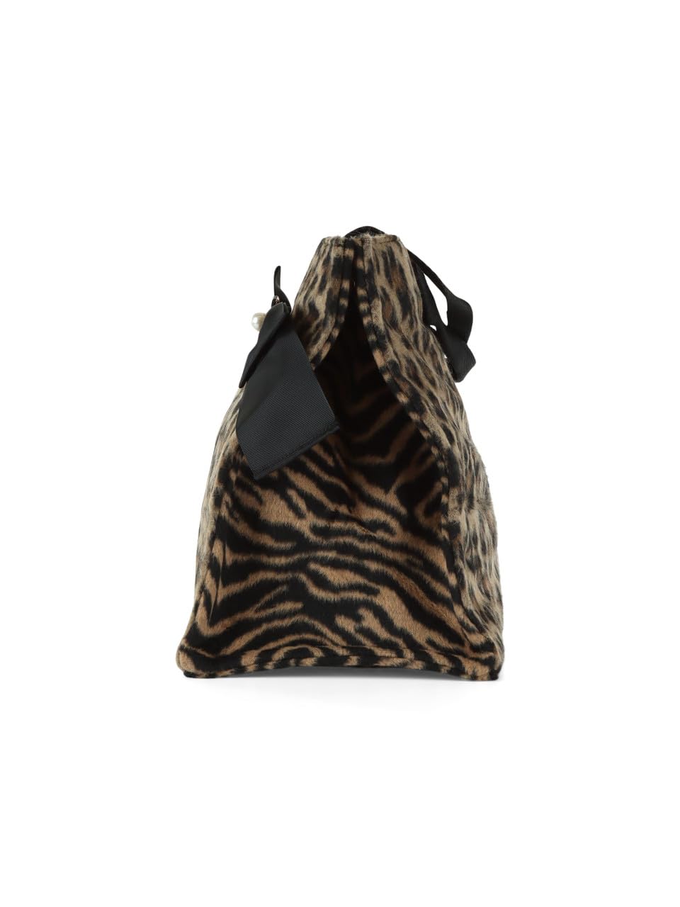 Shopping bag grande con logo Brown Animalier