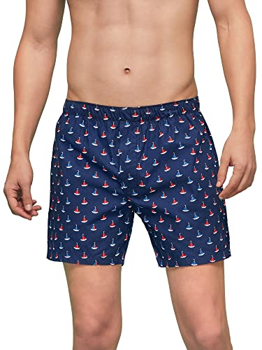 Image of XYXX Men's Remix Regular Fit Cotton Printed Boxer with Dual Pocket & No Marks Waistband (Pack of 2)