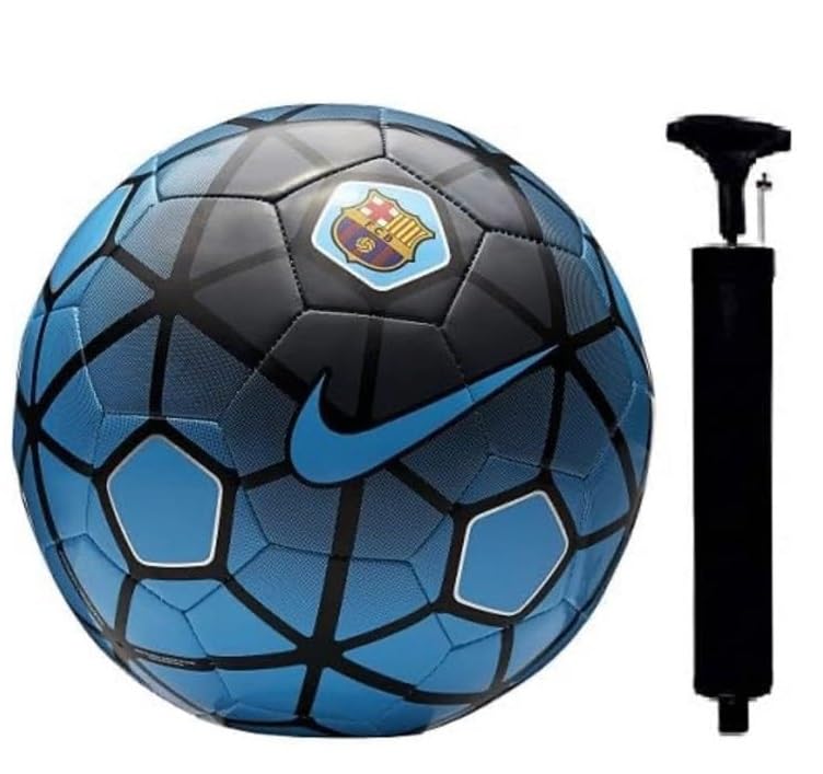 LAYAN Disha Sports Neo Rubber Moulded Football Suitable for Hard Ground Without Grass | Training Ball | Soccer Ball | for Men/Women (Blue and Black) Free Pump, Standard (B0D11GS7G2) Amazon Price History, Amazon Price Tracker