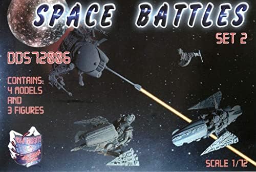 DDS 72006-1/72 Science Fiction Series Space Battles Set 2 Scale Model Kit image 4