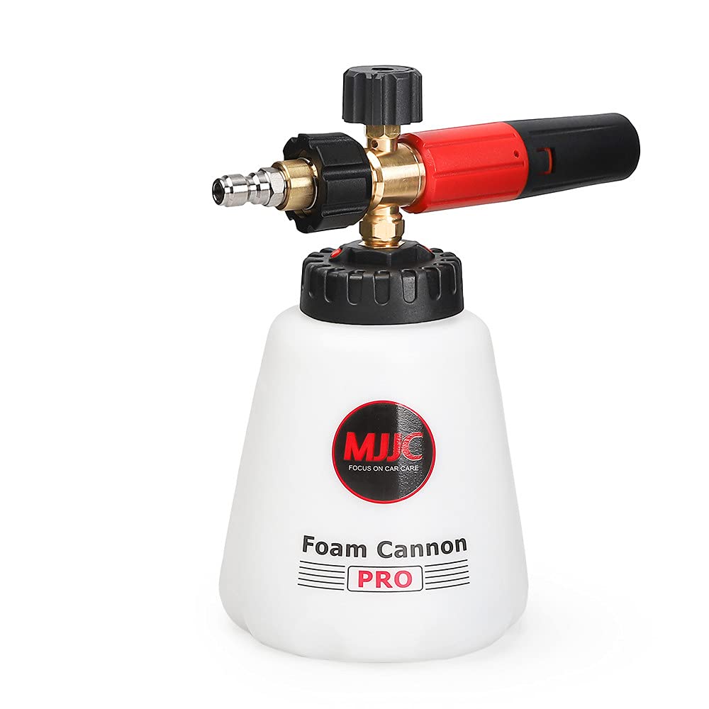 MJJC Foam Cannon 1/4 Quick Connect Foam Gun with One Quarter Quick Connection Fitting Foam Lance