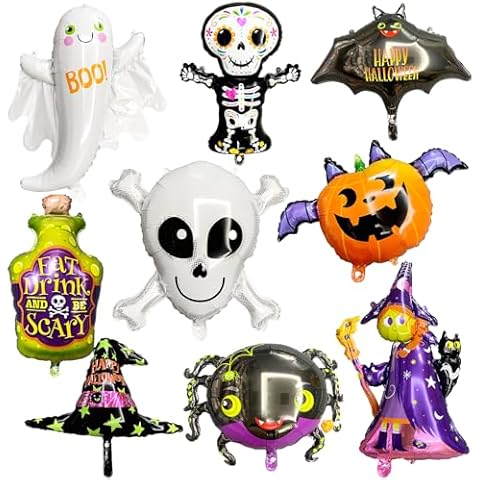 ONEMEAN Halloween Party Balloon Decorations Set Cover
