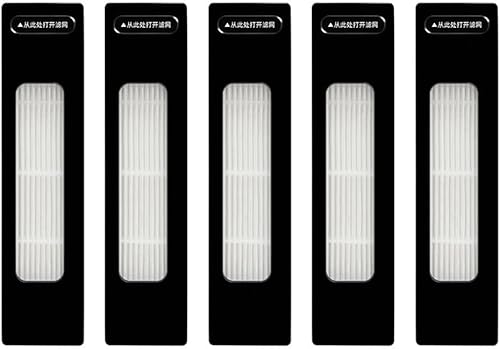 5Pcs Filter Replacement Accessories for Midea M7 M7 Pro I10 M71CN Robotic Vacuum Cleaner