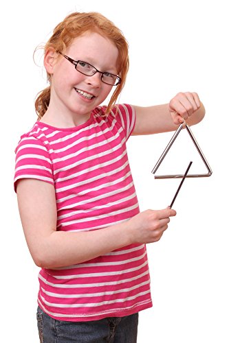 Buytra 2 Pack Music Triangle Instrument Set with Striker 8 Inches - Thumbnail 6