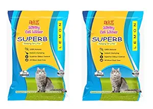 JiMMy Pet Products Jimmy Cat Litter Superb Clumping Lemon Fragrance 10 Kg