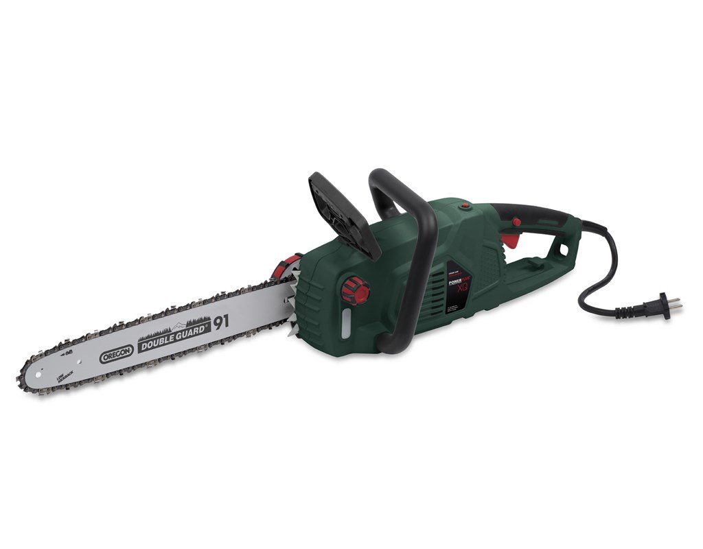 Powerplus POWXQG4040 chainsaw Negro, Verde 2400 W - Sierra eléctrica (40,5 cm, 13,5 m/s, Negro, Verde, 0,23 L, 5 kg, 200 mm)