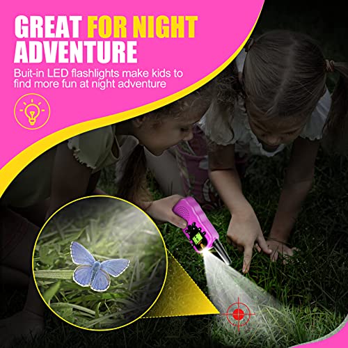 Birthday Gifts For 3-12 Year Old Girls, Dedy Long Range Walkie Talkies For Kids Toys For 3-12 Year Old Boys Valentines Day Gifts For Kids Pink Walkie Talkies For Girls, T388 #TOP3