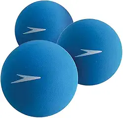 Kit De 3 Bolas De Frescobol, Speedo, Padrão Oficial, Borracha Lavável