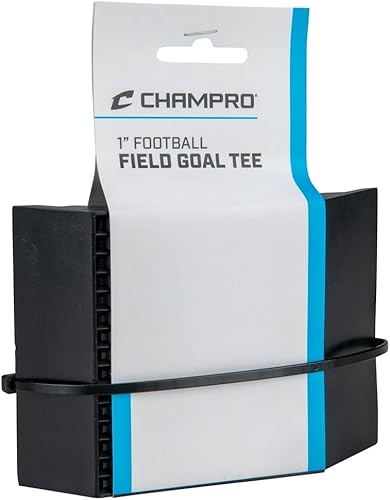 Champro Camiseta de goma resistente de 1" en embalaje al por menor, negro