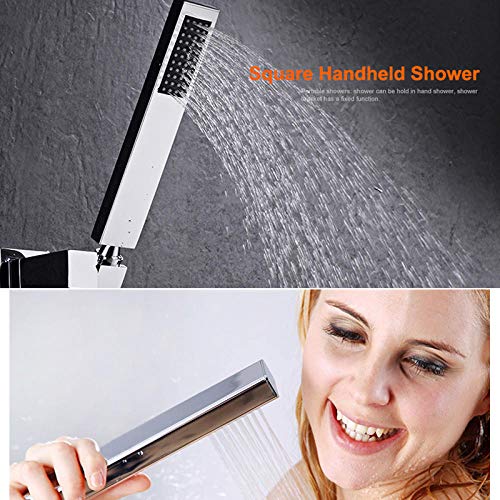 Douche de salle de bains dissimulée avec mitigeur et cascade