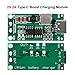 AITIAO 2PCS Type-C USB 2S 2A Boost Converter 8.4V 12.6V 16.8V Step-Up Power Module LiPo Polymer Lithium Battery Charging Protection Board