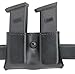 Safariland Duty Gear Snap-On Glock 17, 22, 34, 34; Sig P229 Concealment Double Handgun Magazine Pouch (Plain Black)