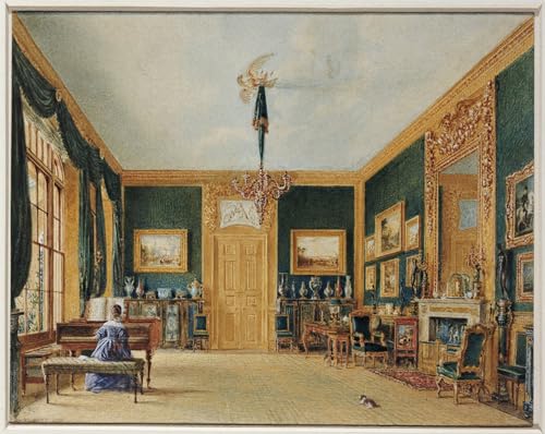 Lienzo de William Henry Hunt de il salotto verde para decoración de salones de 60x90cm