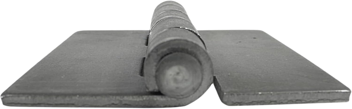 Heavy Duty Weldable Hinges | Steel Butt Hinge Design for Heavy Gates & Doors | Long Lasting - 6" x 6" Size - 1/4" Plate Thickness (2.8 lbs, 2 Pairs)