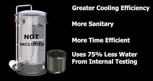 Miniatura 2 de COUNTERFLOW WORT CHILLER intercambiador de calor de Grainfather con mangueras  fácil de almacenar