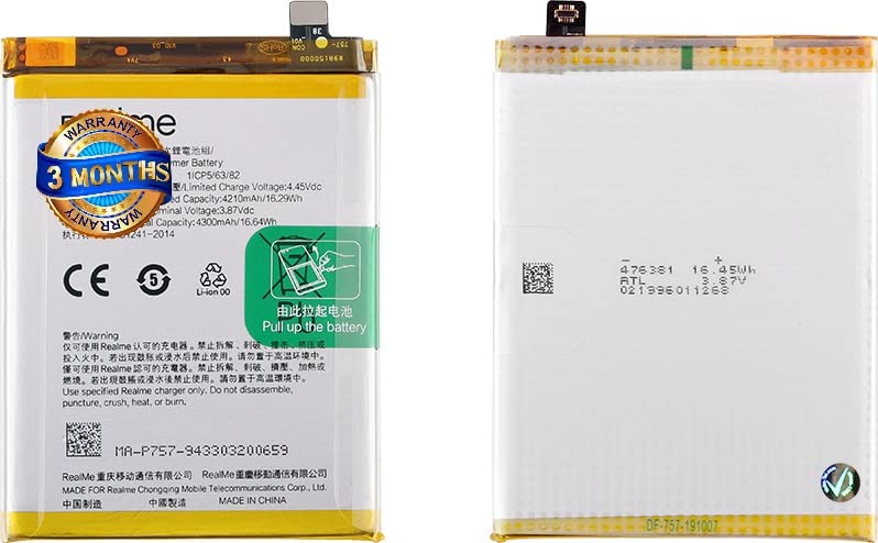 Image of Original BLP757 Mobile Replacement Part for Realme 6 / Realme 6s / Realme 6i / Realme 6 PRO [4030mAh] Replacement Part with 6 Months Warranty