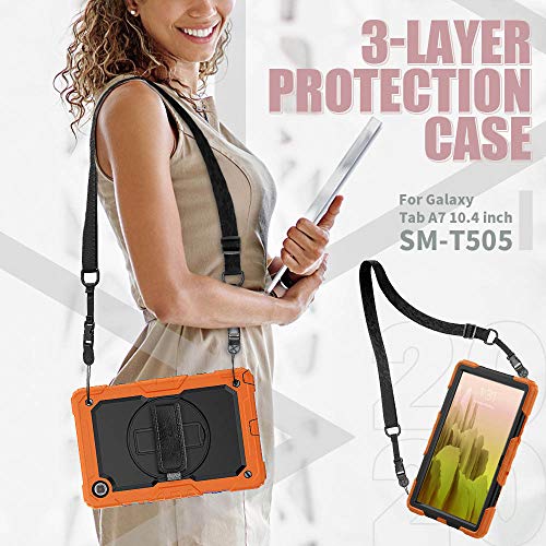 Utility Case, Compatibel Met Samsung Tab A 8.0 T515 T590 T590 360 Rotatie Handriem & Standaard Tablet, Utility Case Anti… - Image 4