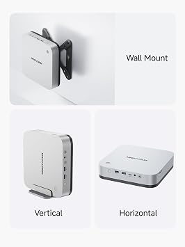 MINISFORUM AI X1 Pro-370 Mini PC AMD Ryzen AI 9 HX370 Up to 5.1GHz 12C/24T, Mini Desktop Computer AMD Radeon 890M, 32GB DDR5 1TB PCIe 4.0 SSD, 8K Quad Display, Dual 2.5 LAN/WiFi 7/BT5.4/Oculink