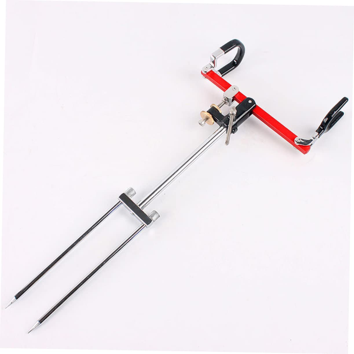 INOOMP Support de Canne à Pêche au Sol Facile à Installer Orientable en Alliage D’aluminium, Léger et Pêche en Mer
