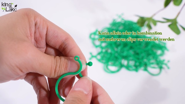 300 Stück Pflanzenclips Aus Kunststoff – Kletterhilfe Für Tomaten, Gurken & Rankpflanzen, Weiß, Wiederverwendbar