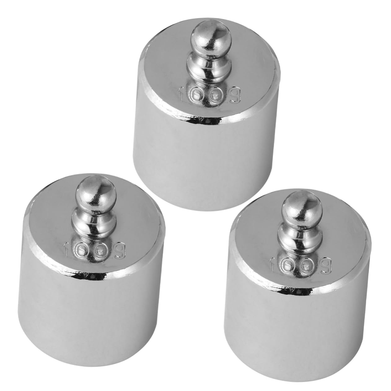 HOMOCONO 4pcs High Accuracy Calibration Weights Plating Weight for Scale Balance Tools