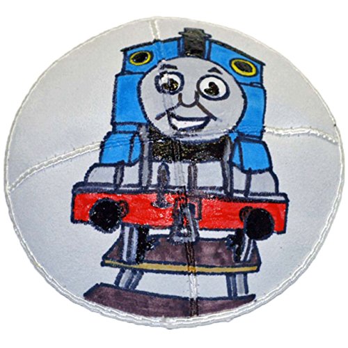 Hand-painted Kippah (Yarmulke) with the Train Tank Engine