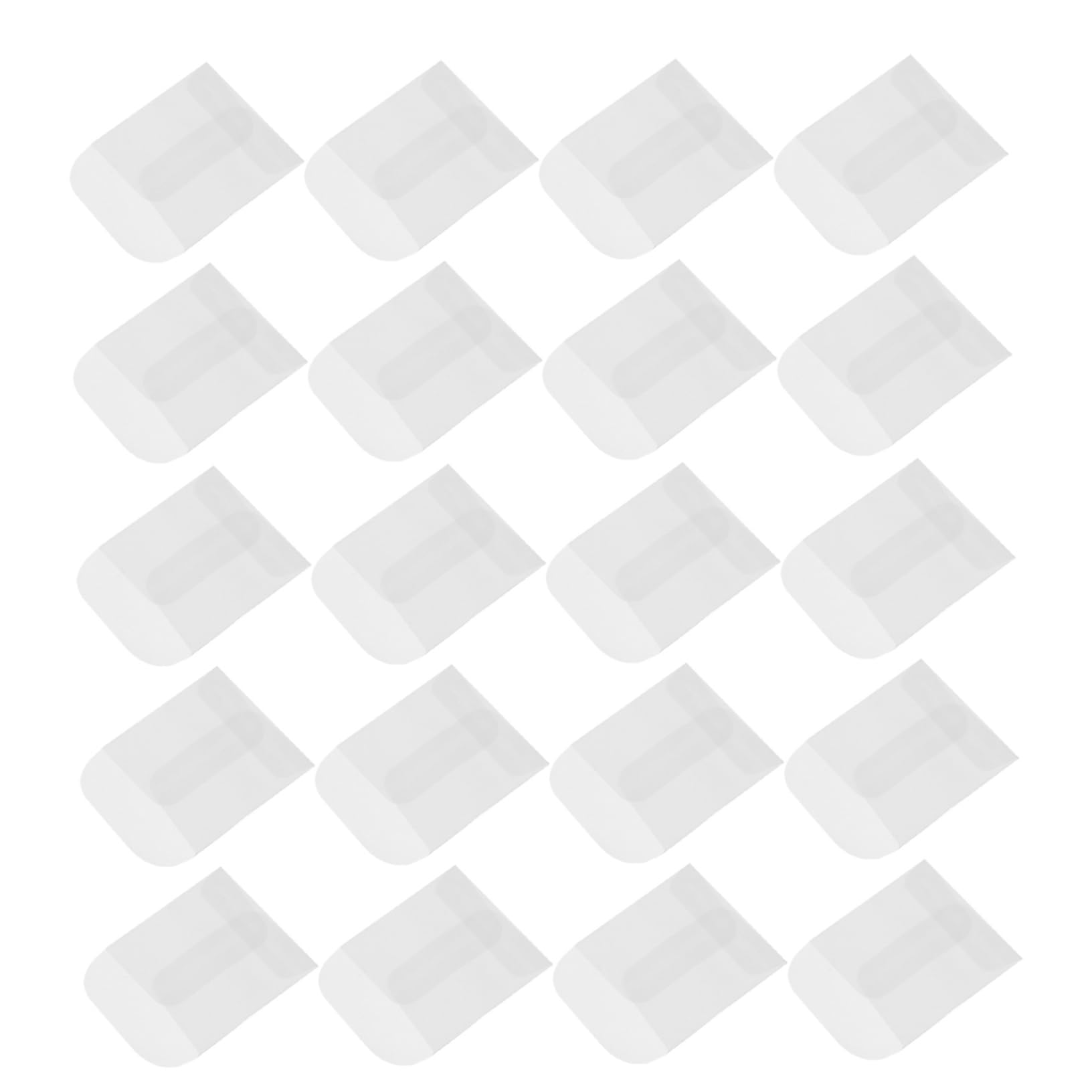 TEHAUX Mini Enveloppes Transparentes 3x5 cm 50 Pièces Pochettes Pour Bijoux Étiquettes Cartes De Visite