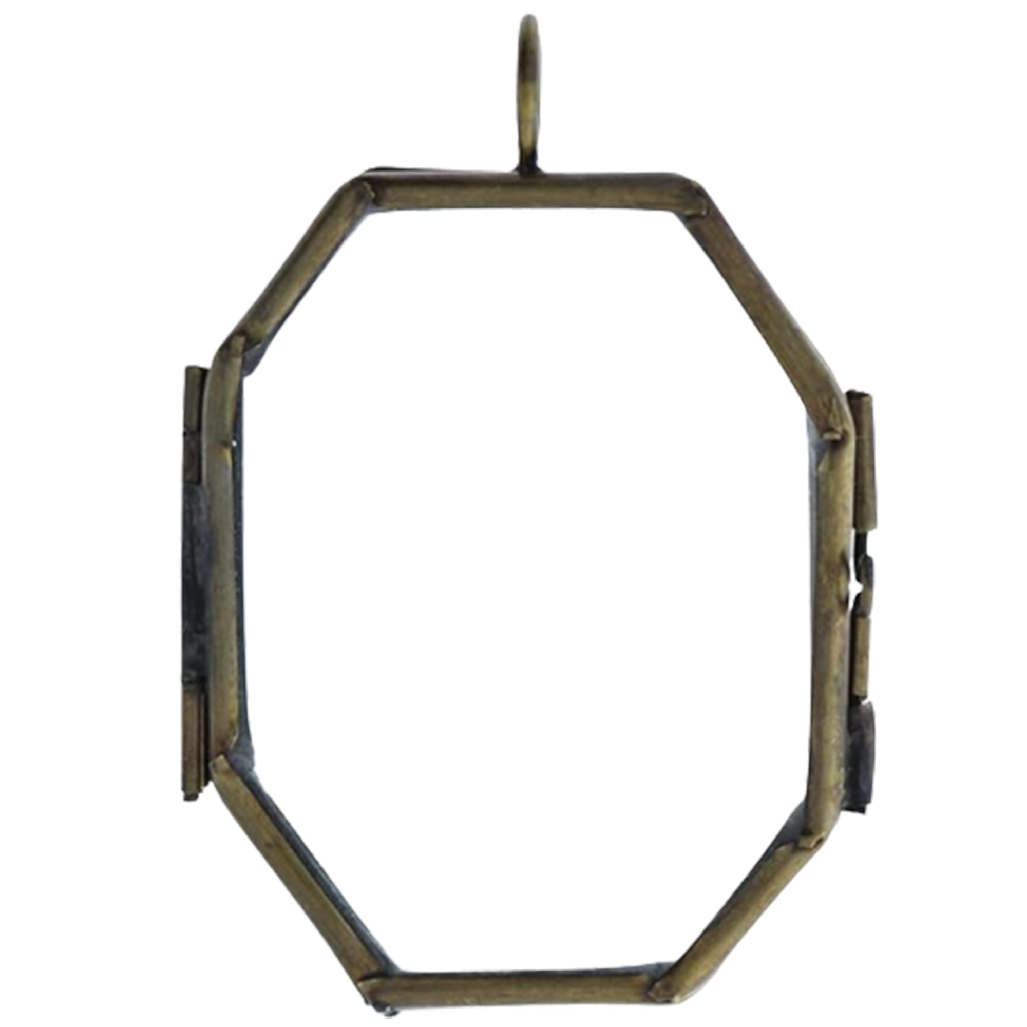 HHH Designs Octagon Glass Pane Pendant - Horcrux Style Locket With 2 Loops, Set Of 3, Antiqued Copper Frame - View #9