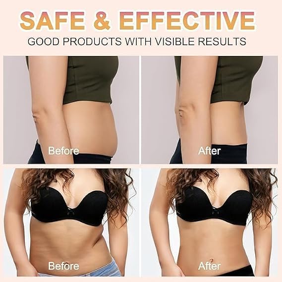 B Flat Belly Firming Cream, Skin Tightening Cream for Cellulite, Firming and Tightening Lotion for Belly, Arms, Thighs and Butt, Moisturizing For Women and Men, 2.03 Fl. OZ.