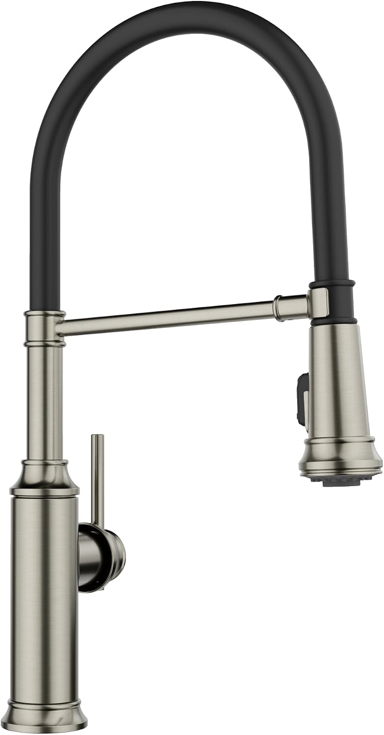 Blanco 443246 Empressa Pull-Down Semi-Pro Kitchen Faucet - 1.5 GPM - Satin Platinum