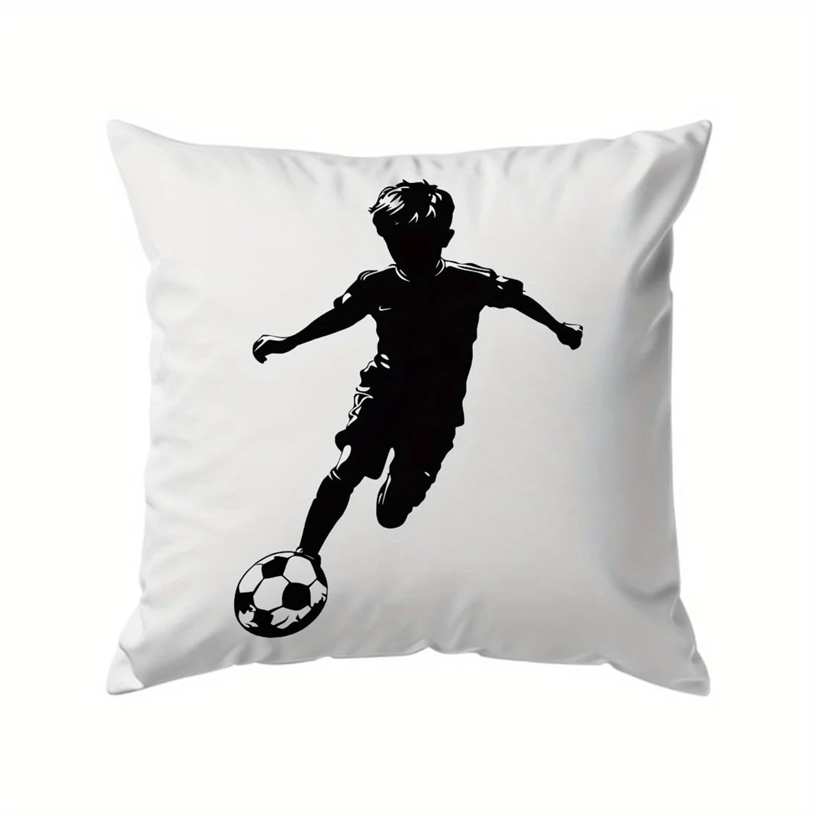 GIYXHU Soccer-patterned Pillow, Sofa Cushion, Home Decor for Sofa(Color1)
