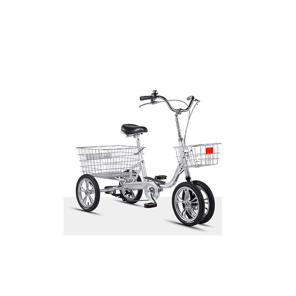 Aoyo Three-wheeled Bicycle 14-inch Pedal Bicycle(Color:B)