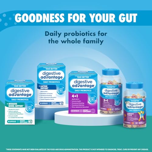 Digestive Advantage ASA-119 Ibs Probiotics For Women And Men, Probiotics For Digestive Health & Intensive Bowel Support With Digestive Enzymes thumb #5